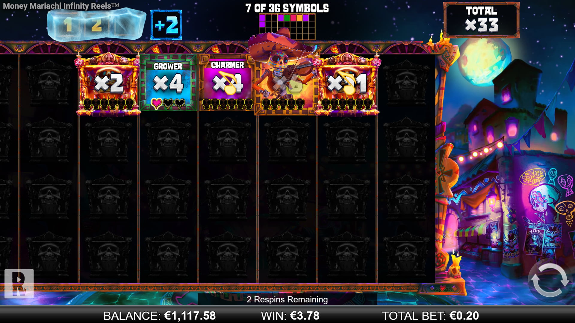 LEVELUP RESPINS - SPECIAL SYMBOLS