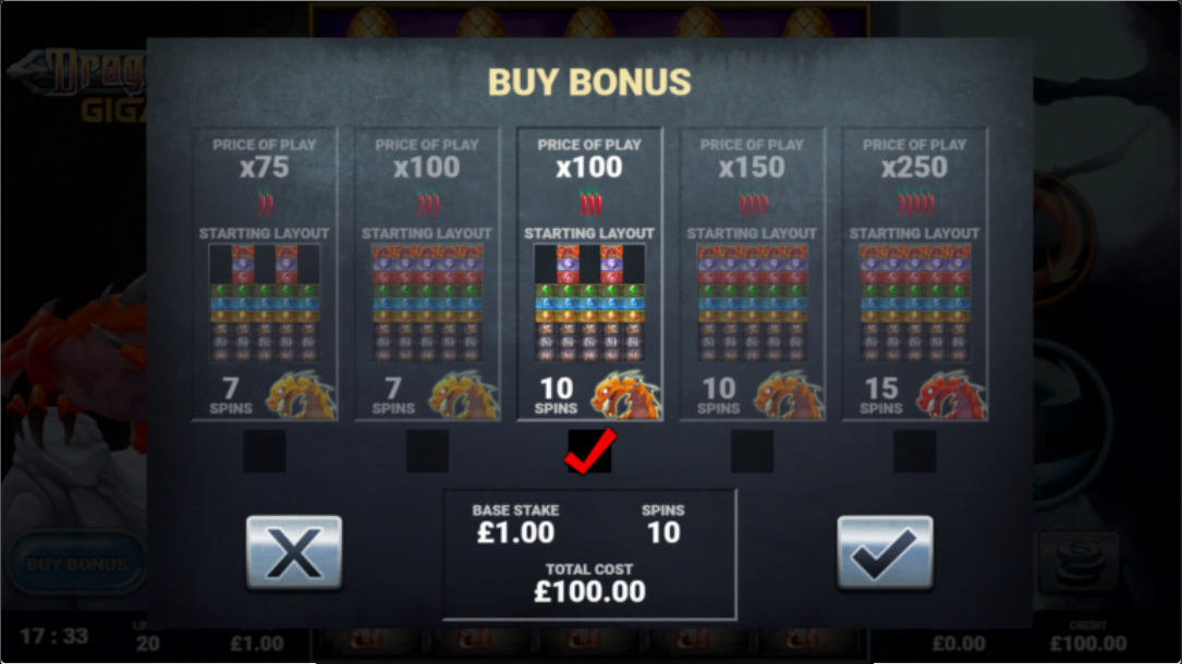 5 Optional Buy a Bonus