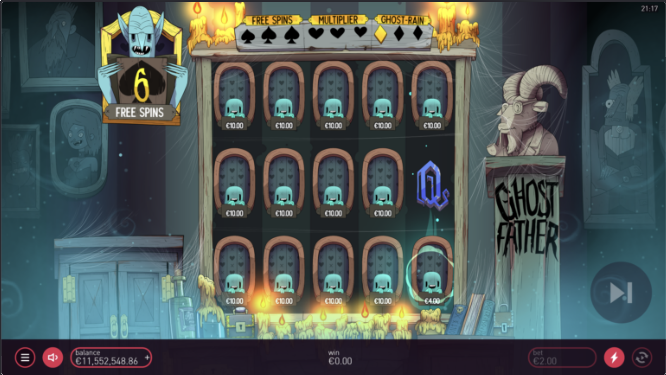 Play Ghost Father online - Yggdrasil Gaming - Black Dragon Lab