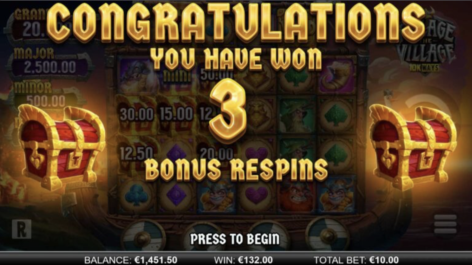 Play Pillage The Village 10K Ways online - Yggdrasil Gaming - Black Dragon Lab