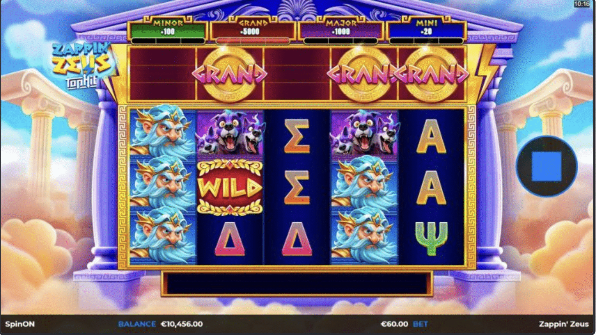 Zappin' Zeus TopHit — screenshot 4